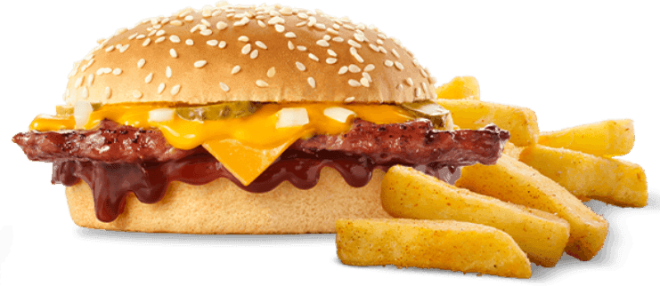 Ribster Cheese Burger