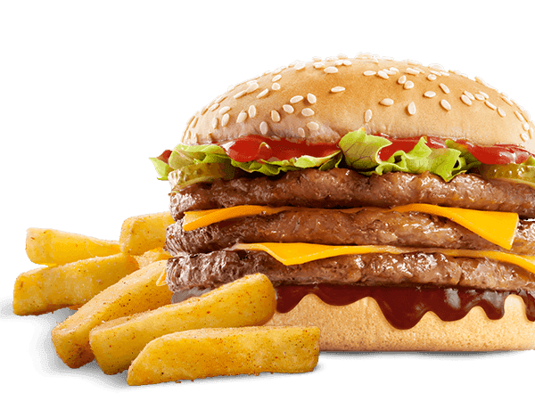 Cheesy BBQ Triple