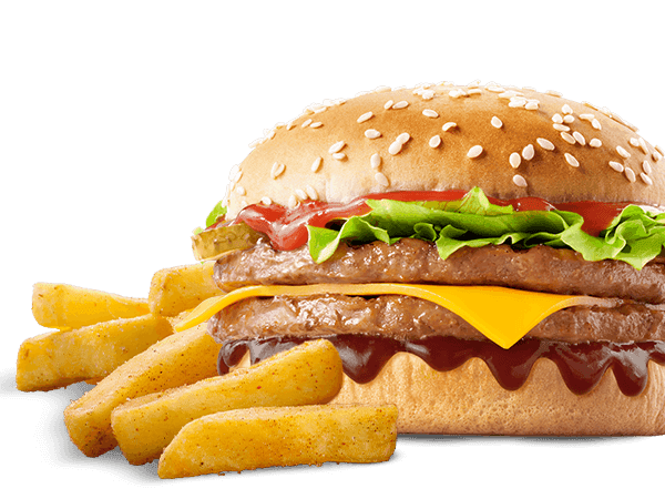 Cheesy BBQ Double