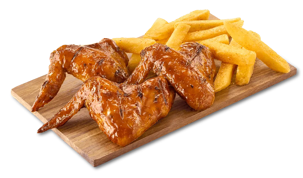 3 Chicken Wings & Small Chips | Menu | Steers® SA