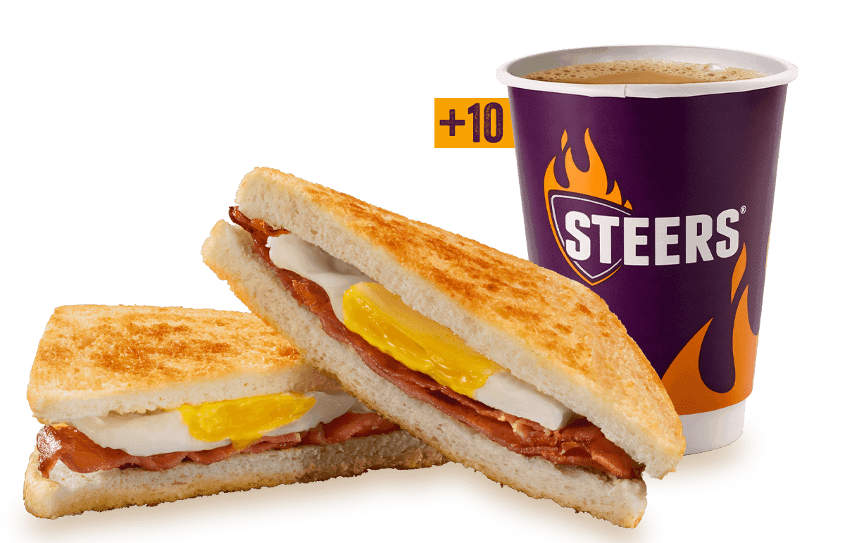 Bacon & Egg Toasted Sandwich