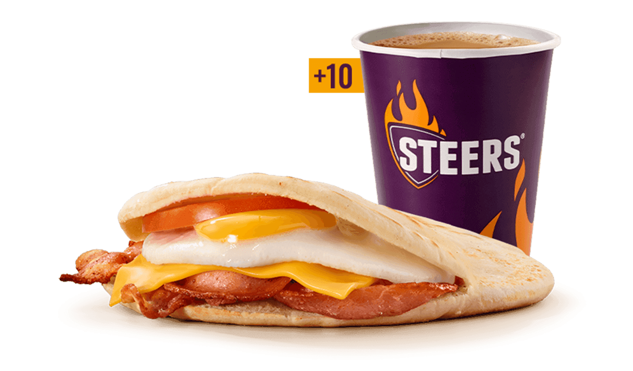 Bacon, Egg & Cheese Pita