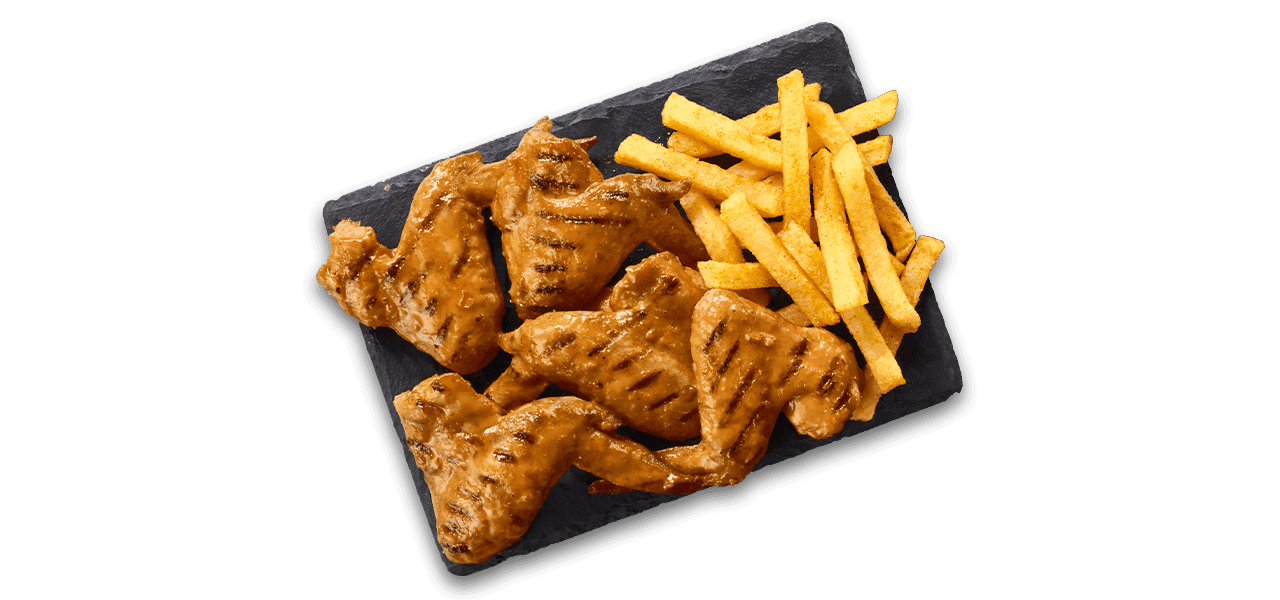 5 Full Wings with small chips