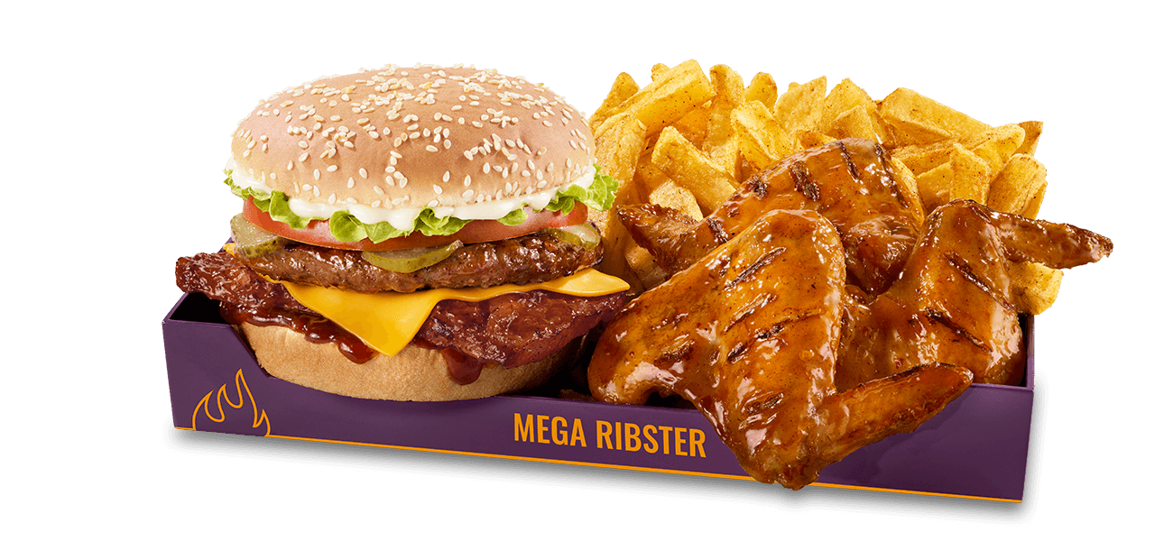 Mega Ribster Flame-Grilled Mega Box