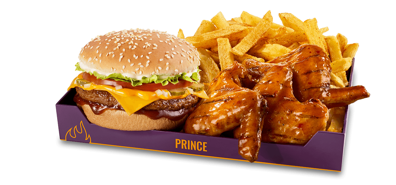 Prince Flame-Grilled Mega Box
