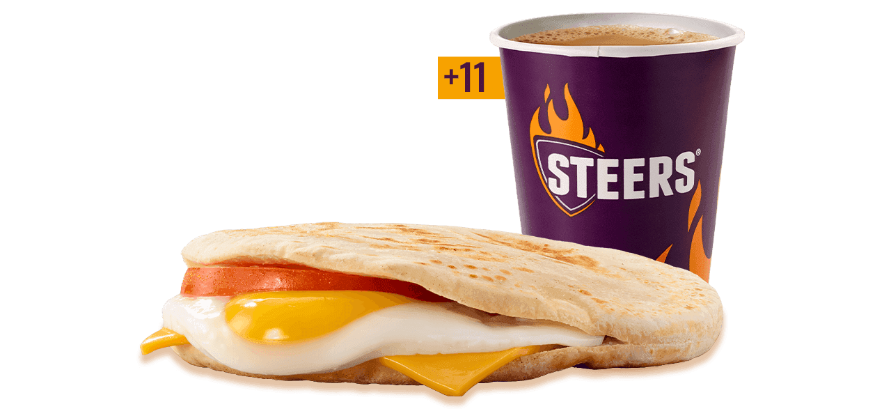 Egg, Cheese & Tomato Pita