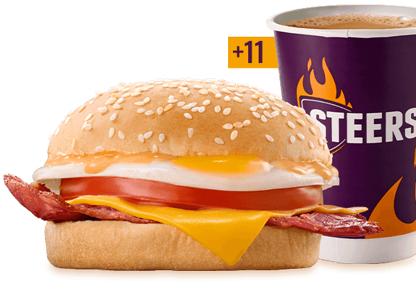 Macon°, Cheese, Egg & Tomato Breakfast Bun