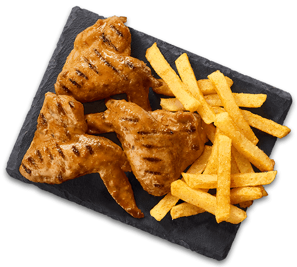 3 Full Wings with small chips