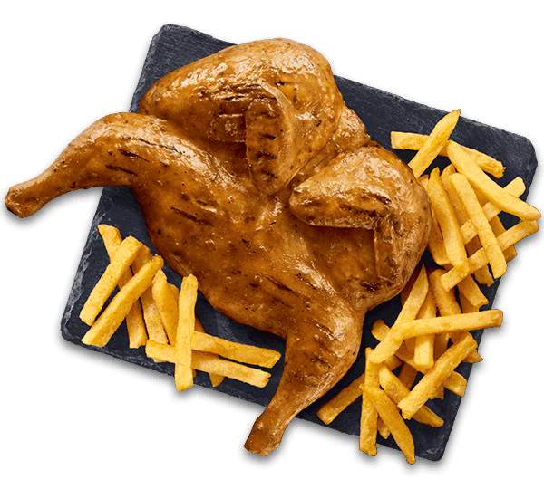 Full Chicken with large chips