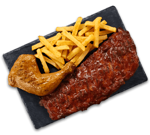 Pork Loin Ribs & 1/4 Chicken