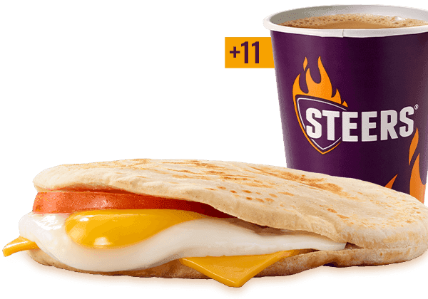 Egg, Cheese & Tomato Pita