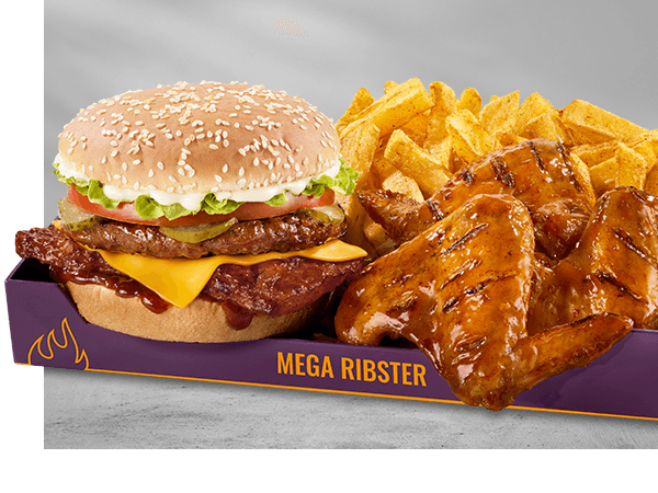 Mega Ribster Flame-Grilled Mega Box