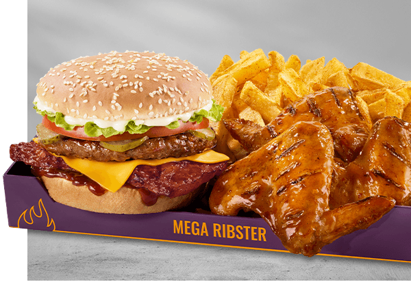 Mega Ribster Flame-Grilled Mega Box