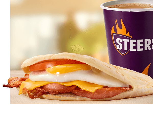 Bacon, Egg & Cheese Pita