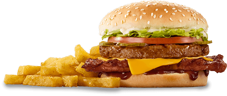 Mega Ribster Burger AND Chips