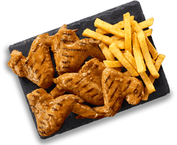 Chicken Wings and Chips