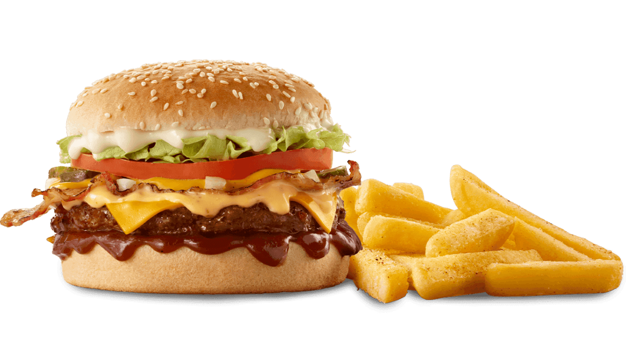 Mo' Cheese Burger & Chips