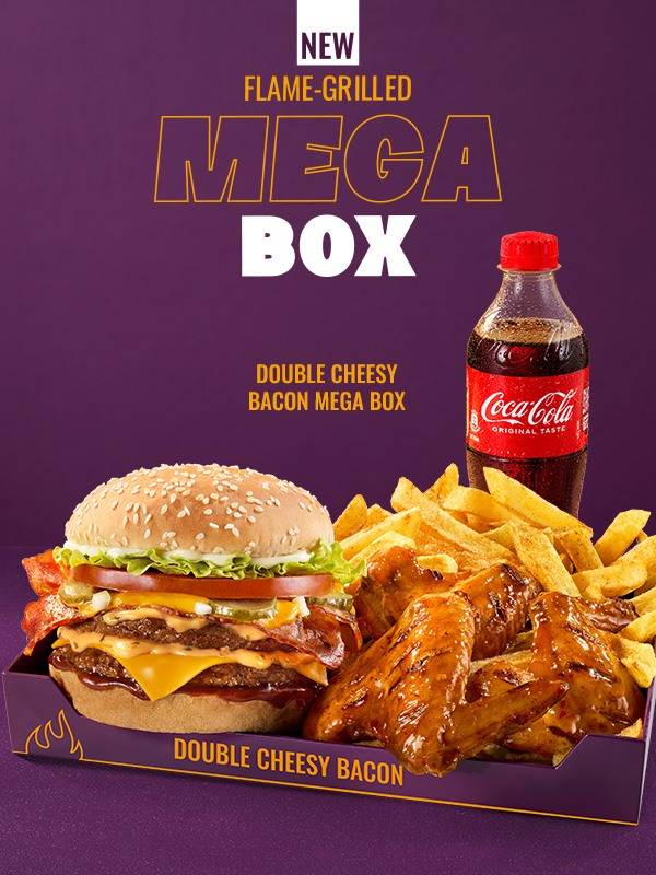 NEW Flame-Grilled Mega Boxes